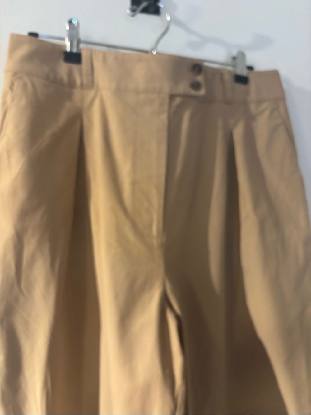 Jenni Kayne Newport trousers Wide-Leg Pants in Camel Tan size 12 - Picture 5 of 11
